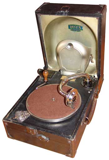 Decca Portable Reflector Gramophone